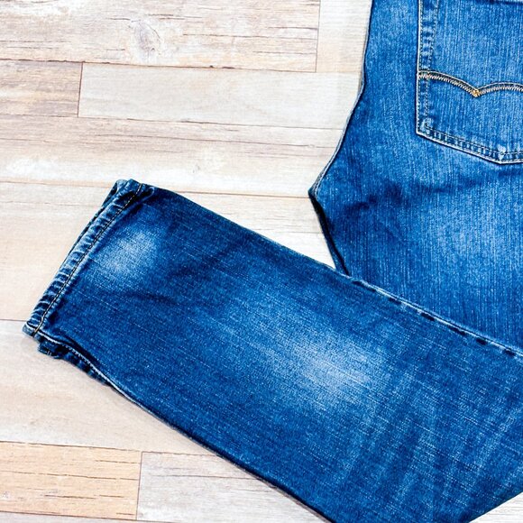 AMERICAN EAGLE Dark Wash Slim Jeans | Men’s Blue Faded Denim | Size 30x30 * - Picture 3 of 10